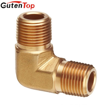 GutenTop Hochwertiger Sanitär Messing Flachschlauch Stecker von 90 Grad Ellenbogenfitting mit OEM